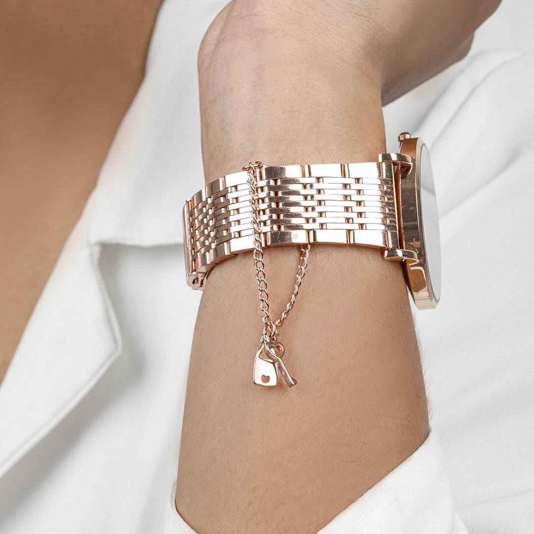 Love Lock Rosegold Watch Charm
