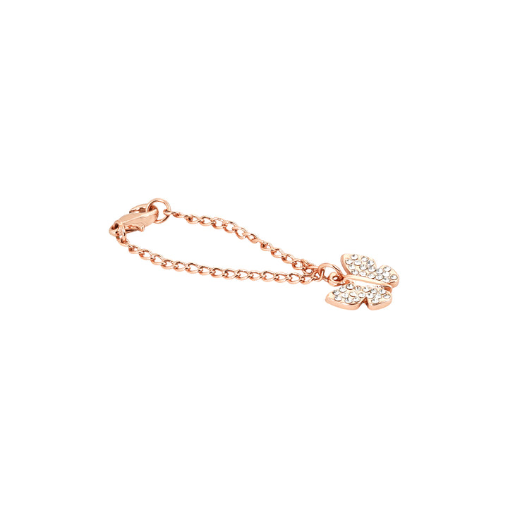 Butterfly Rhinestone Rosegold Watch Charm