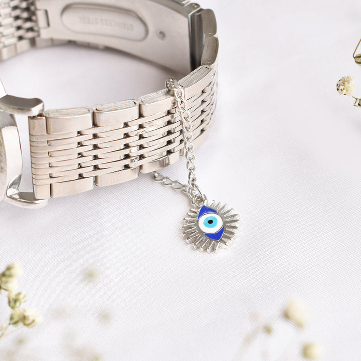Power Of Eye Silver Watch Charm