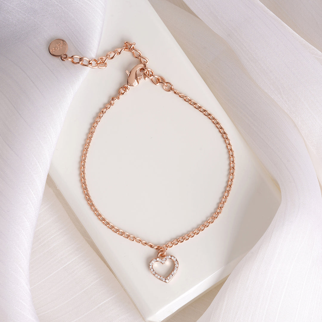 Bits of Love Rose Gold Bracelet Charm