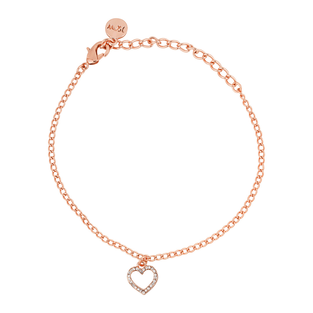 Bits of Love Rose Gold Bracelet Charm