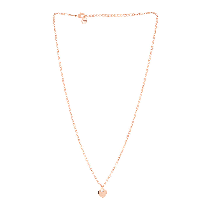 Heart of Rosegold Necklace Charm