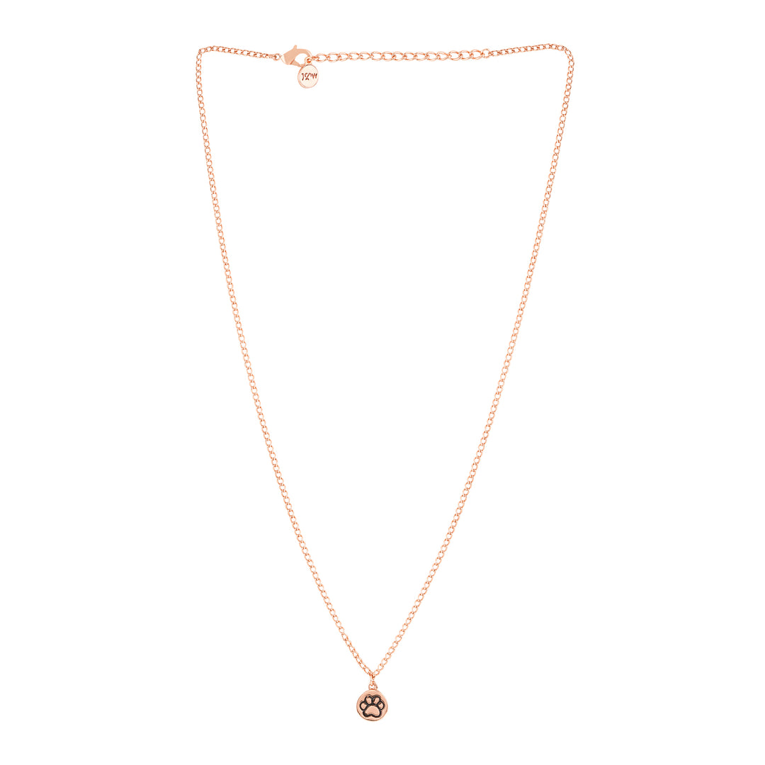 Pawsome Rosegold Necklace Charm