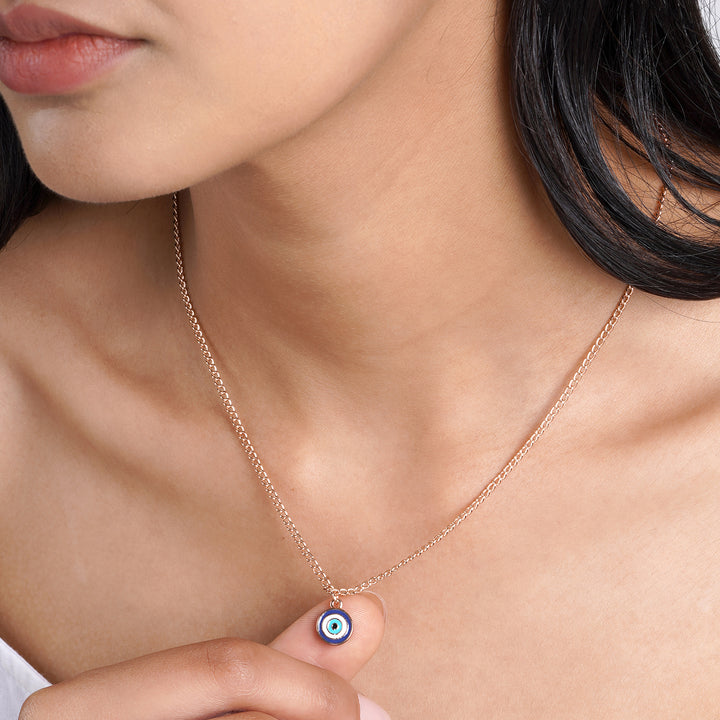 Good Luck Rosegold Necklace Charm