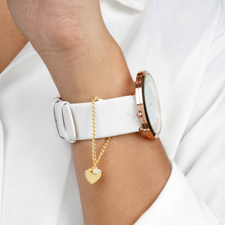 Heart of Gold Watch Charm