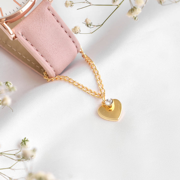 Heart of Gold Watch Charm