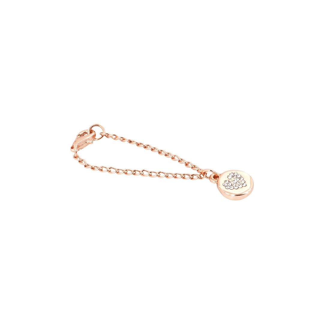 Dainty Heart Rhinestone Rosegold Watch Charm