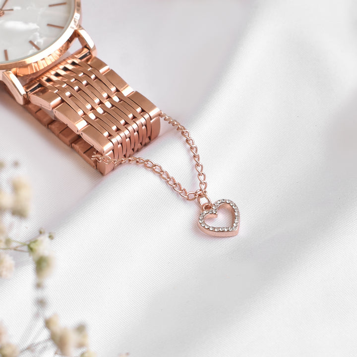 Bits Of Love Rosegold Watch Charm