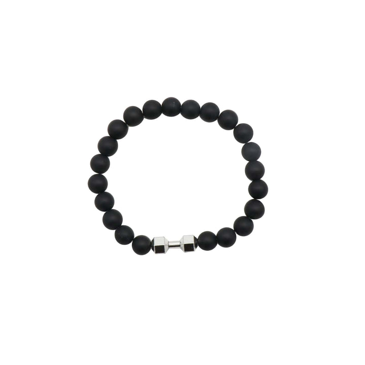 Lift Life Beaded Black Men's Bracelet