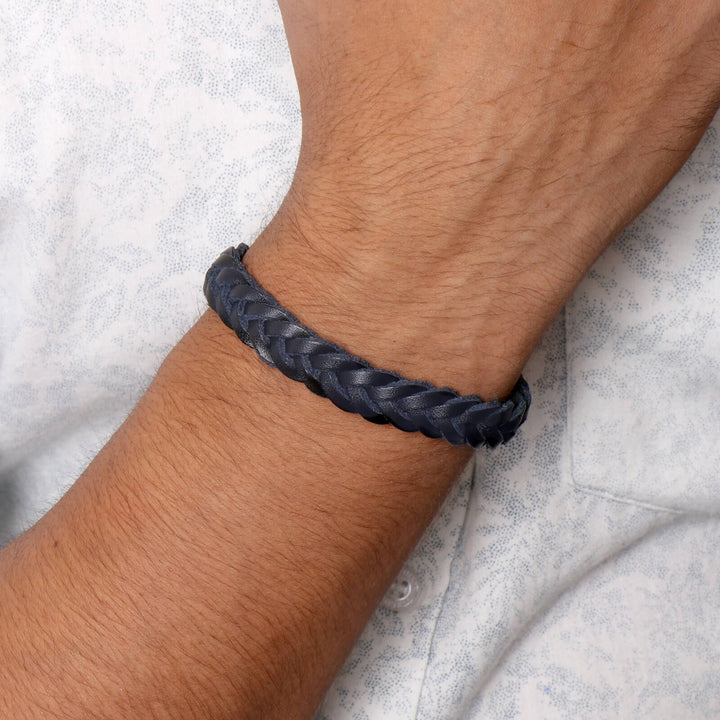 Jack Braided Blue Men's Bracelet