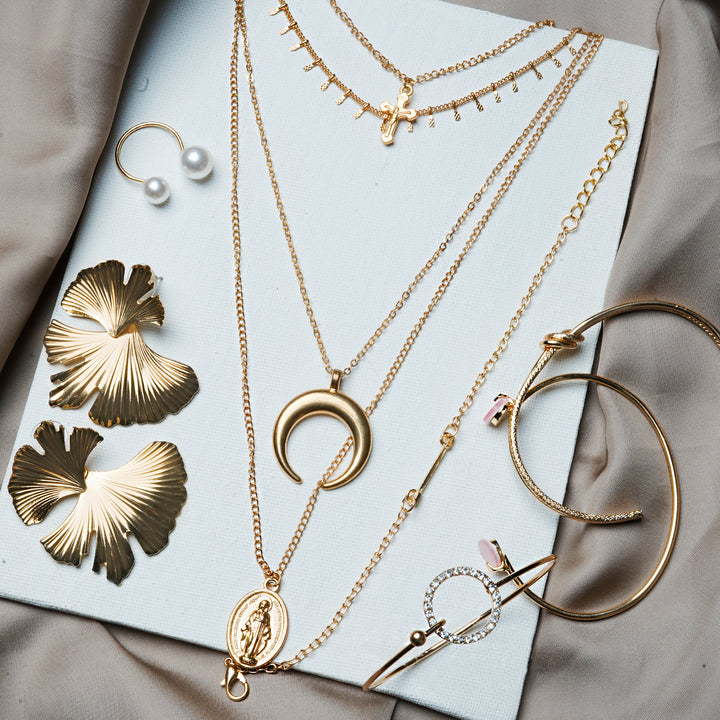 Golden Illusion Jewelry Set