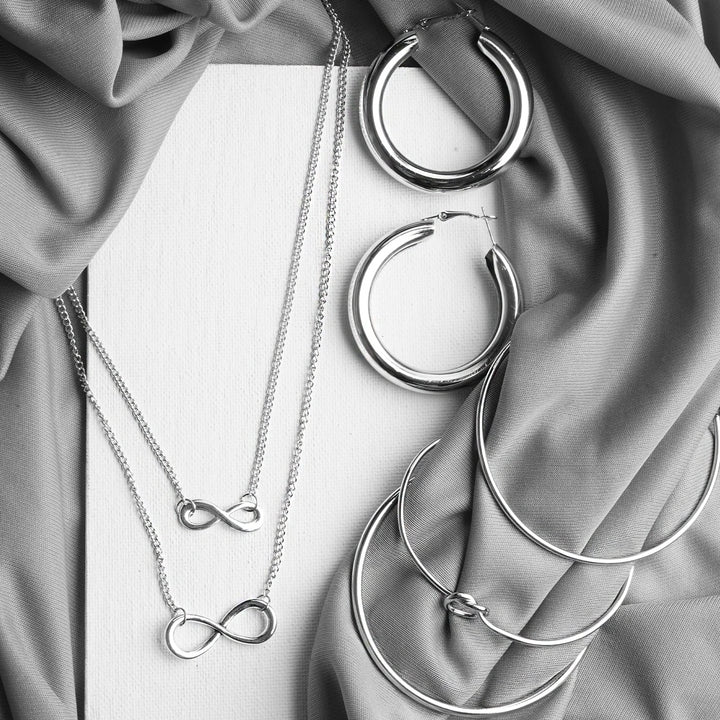 Silver Layers Jewellery Set