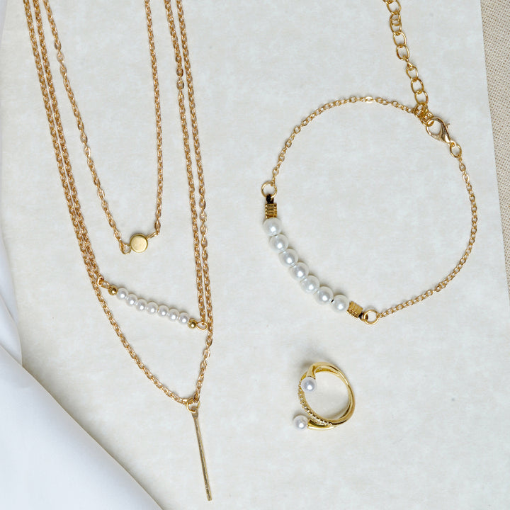 Cosmo Pearl Jewelry Set