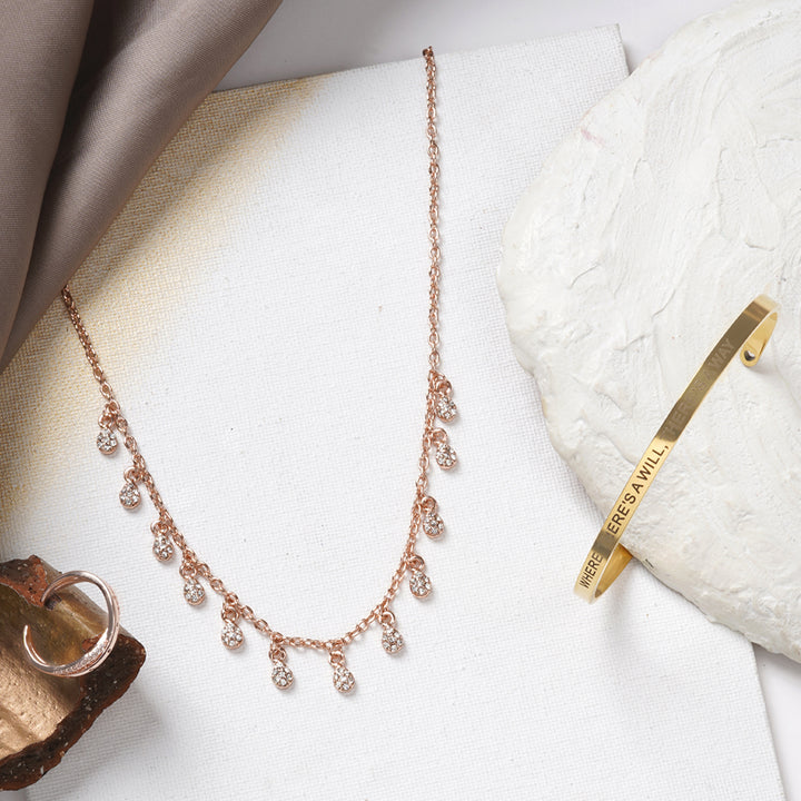 Passionate Rose Gold Jewelry Set