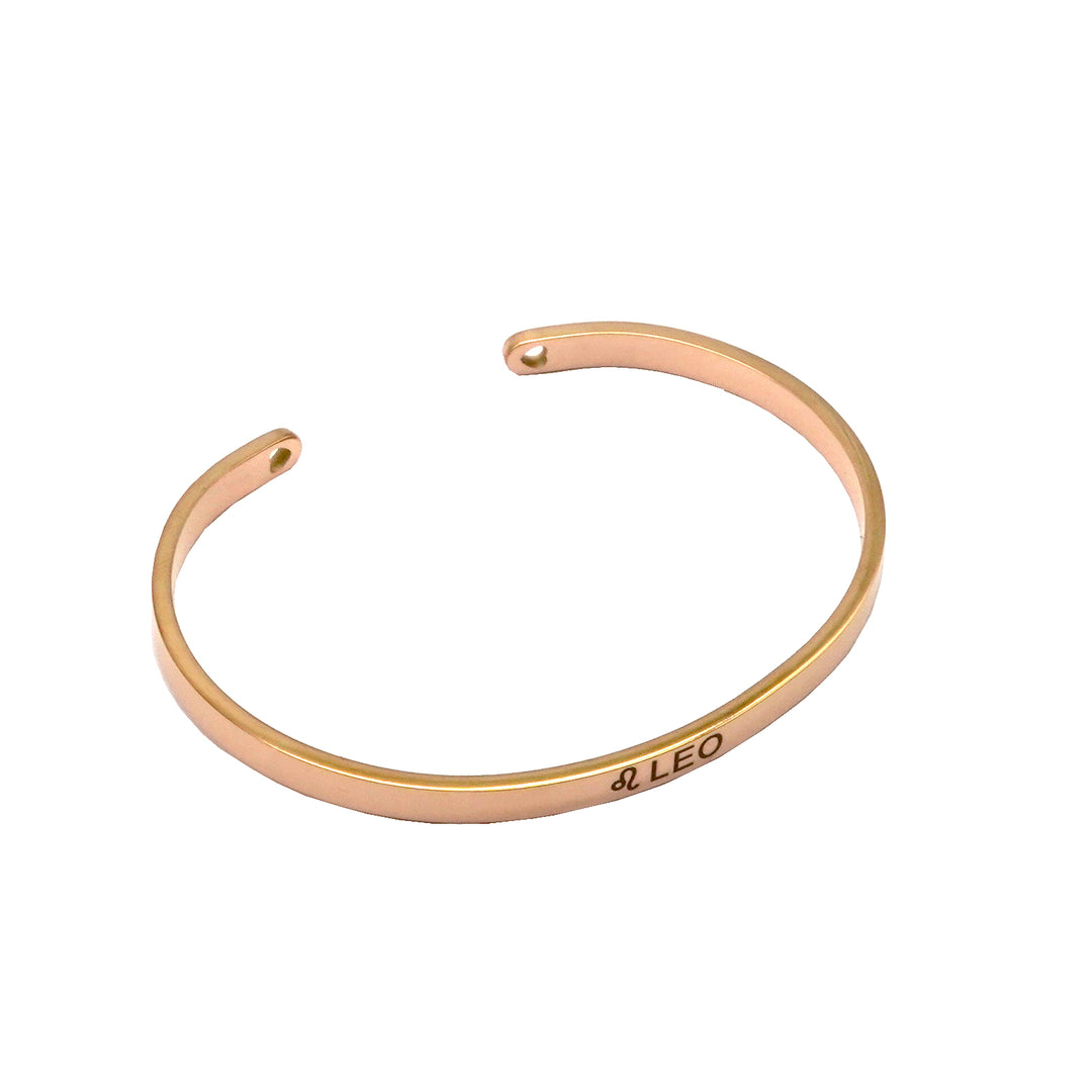 Leo Rosegold Zodiac Band