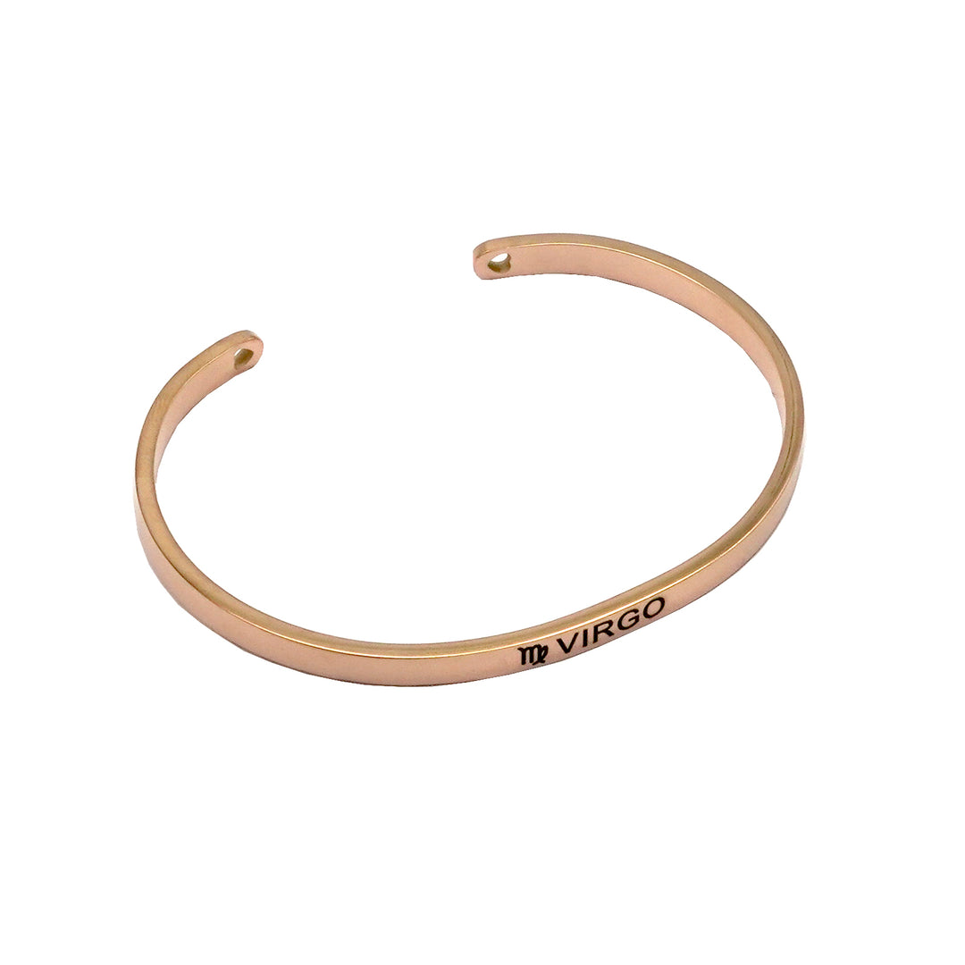 Virgo Rosegold Zodiac Band
