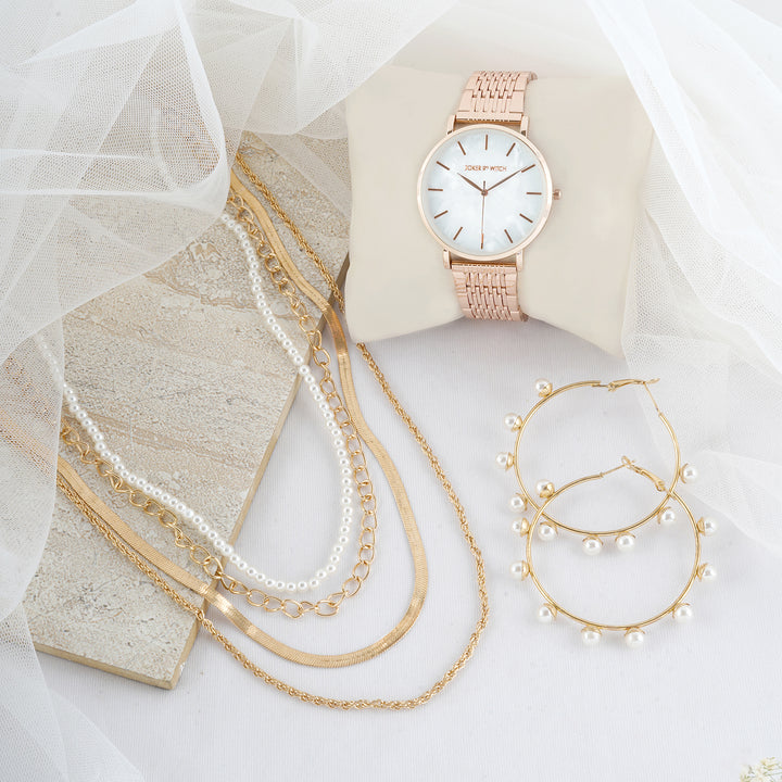 Serene Rose Gold Love Stack