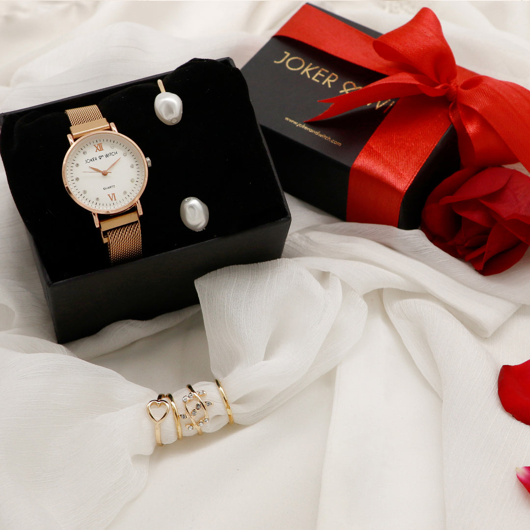 Cherish Rose Gold Love Triangle - Joker & Witch