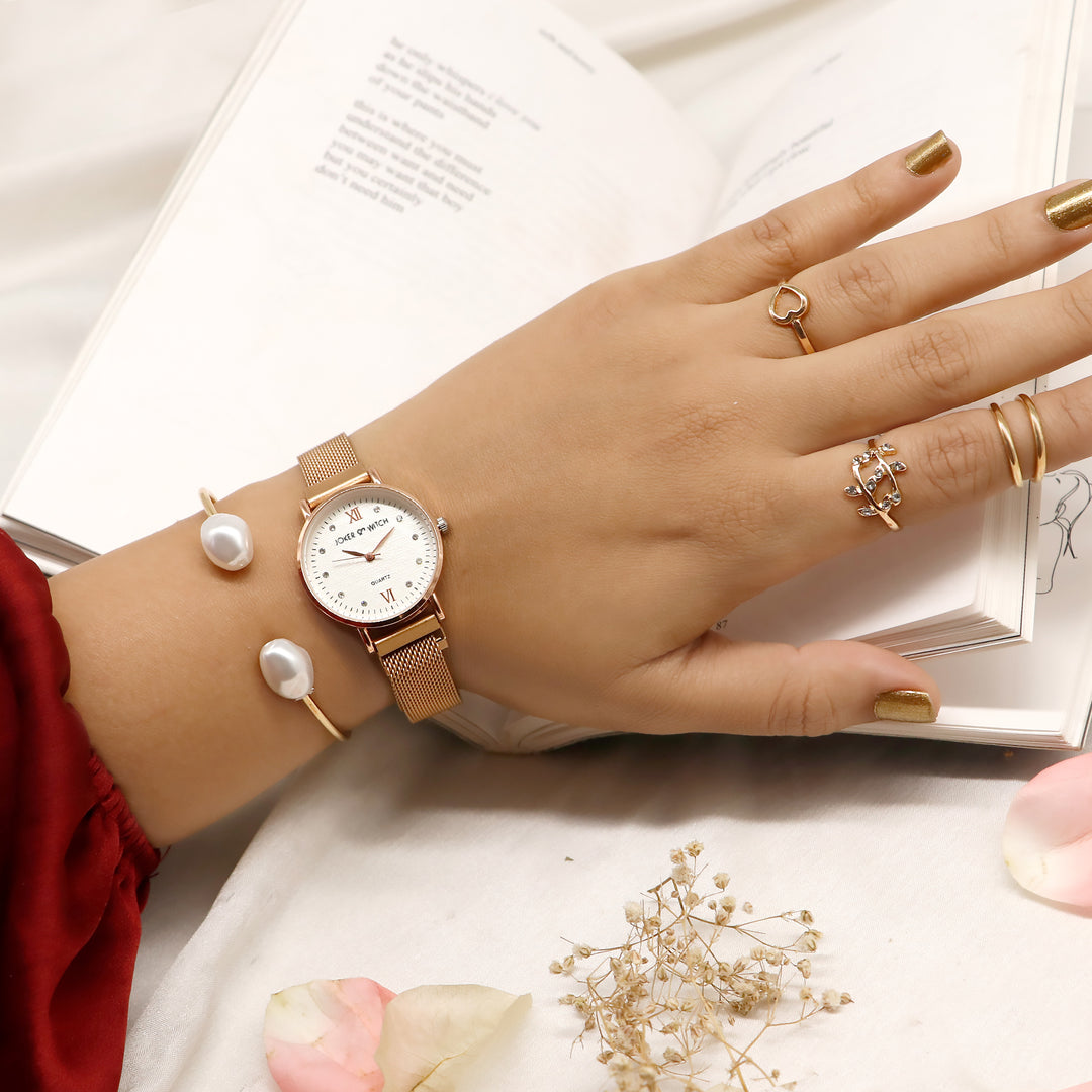 Cherish Rose Gold Love Triangle - Joker & Witch