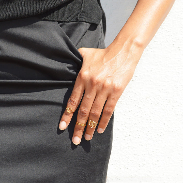 Cherish Rose Gold Love Triangle - Joker & Witch