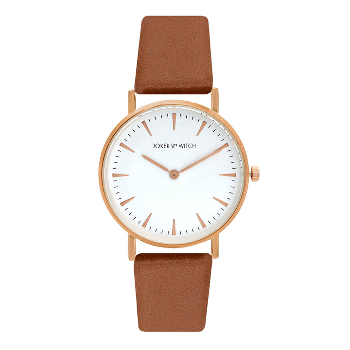 City Lights Rosegold & Brown Love Triangle - Joker & Witch