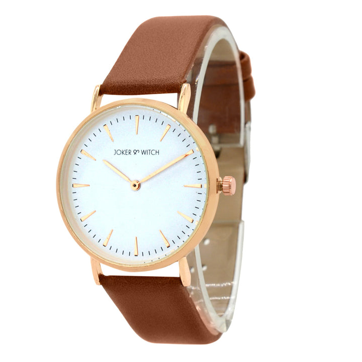 City Lights Rosegold & Brown Love Triangle - Joker & Witch