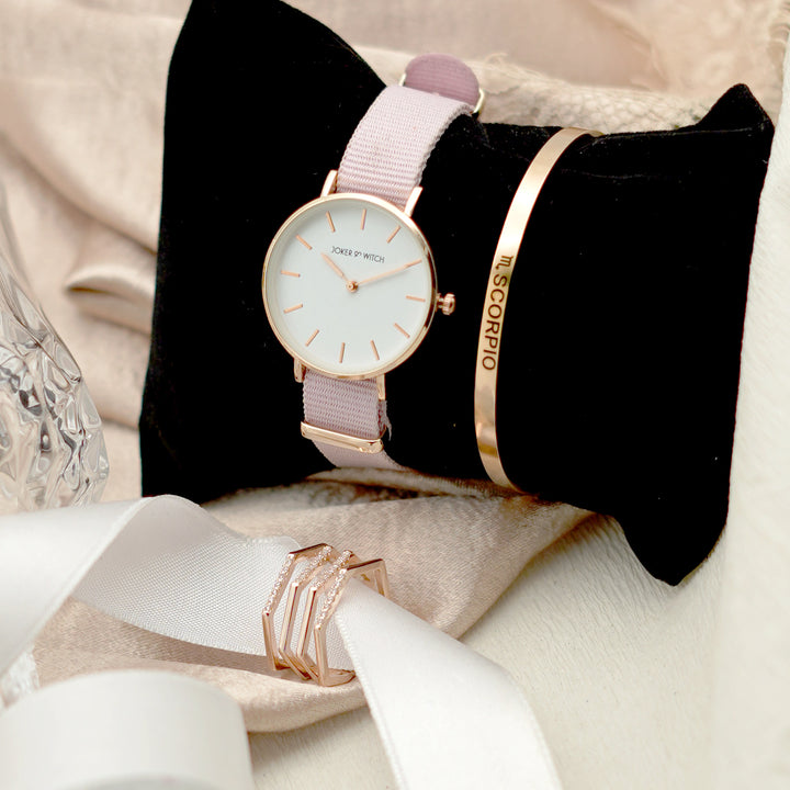 Sleek Blush Scorpio Love Triangle