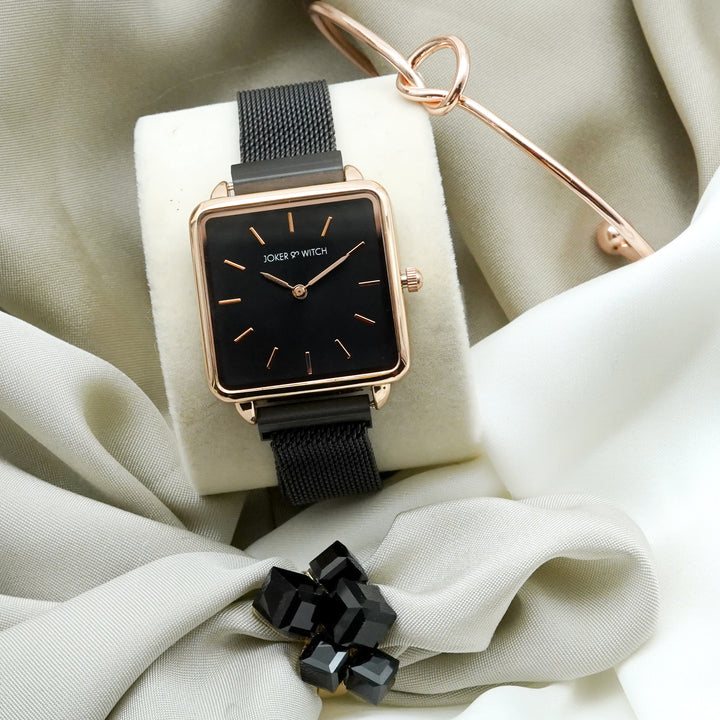 Rose Magnetite Love Triangle