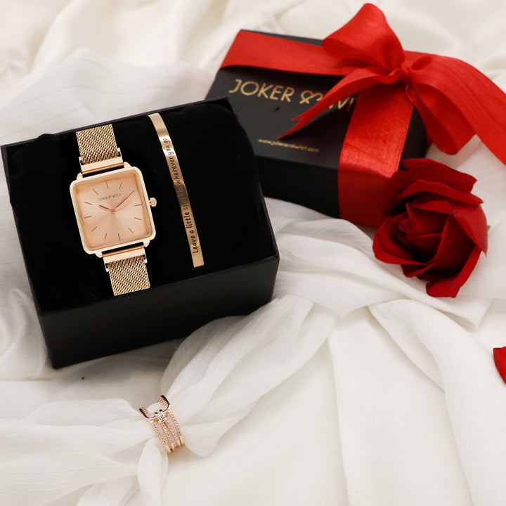 Fond Of You Rosegold Love Triangle - Joker & Witch