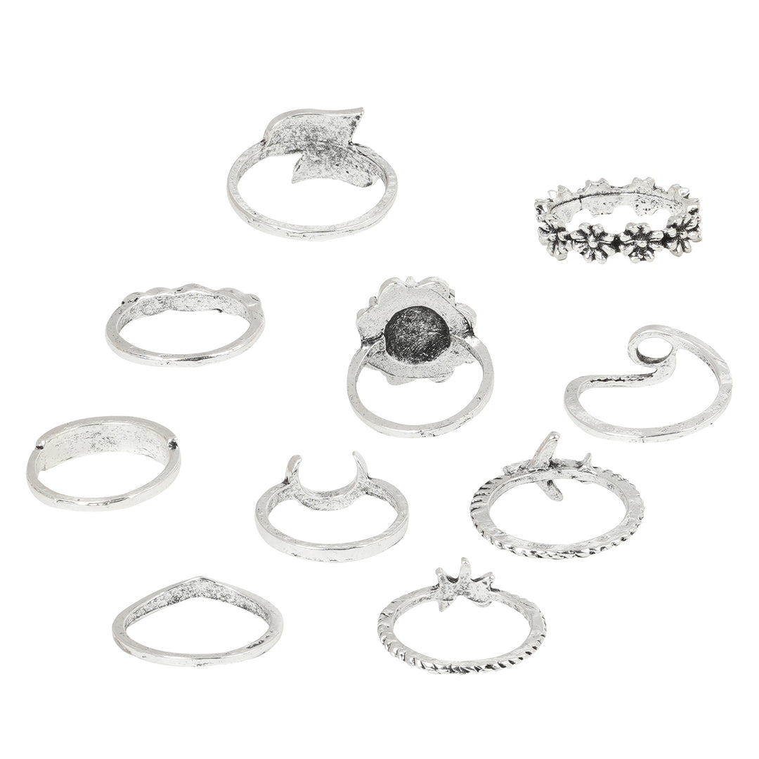 Silver Minis Love Triangle