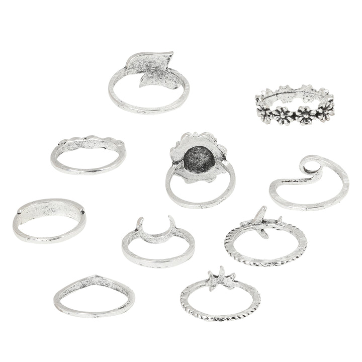Silver Minis Love Triangle