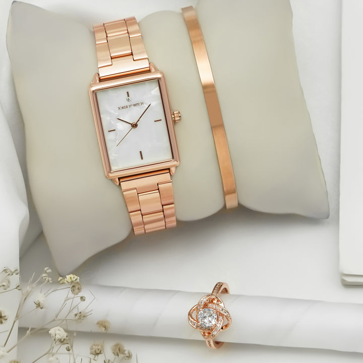 Daze in Rose gold Love Triangle