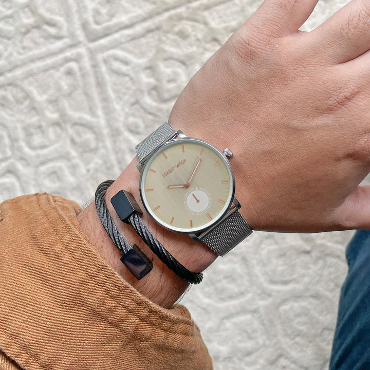 Alecto Men's Watch Bracelet Stack