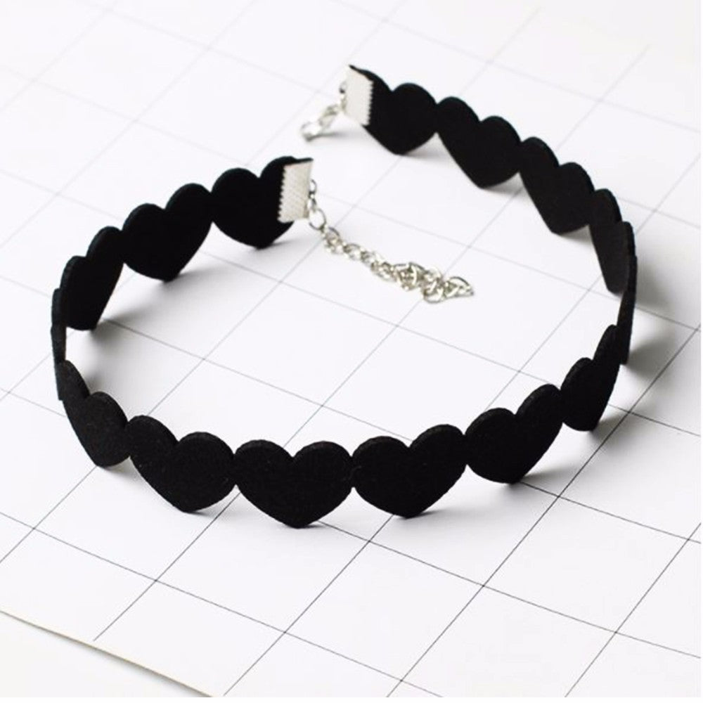 Black Heart Choker - Joker & Witch