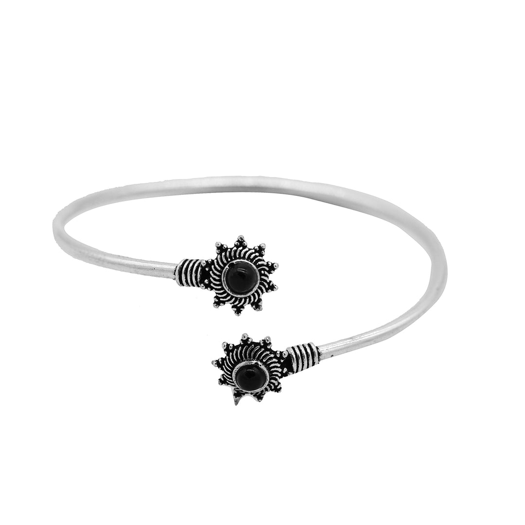 Amba Black Silver Oxidized Jewelry Gift Set