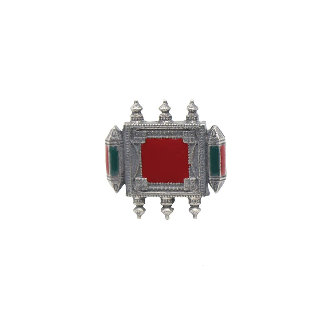 Vishi Multi colored Metallic Silver Oxidized Gift Set