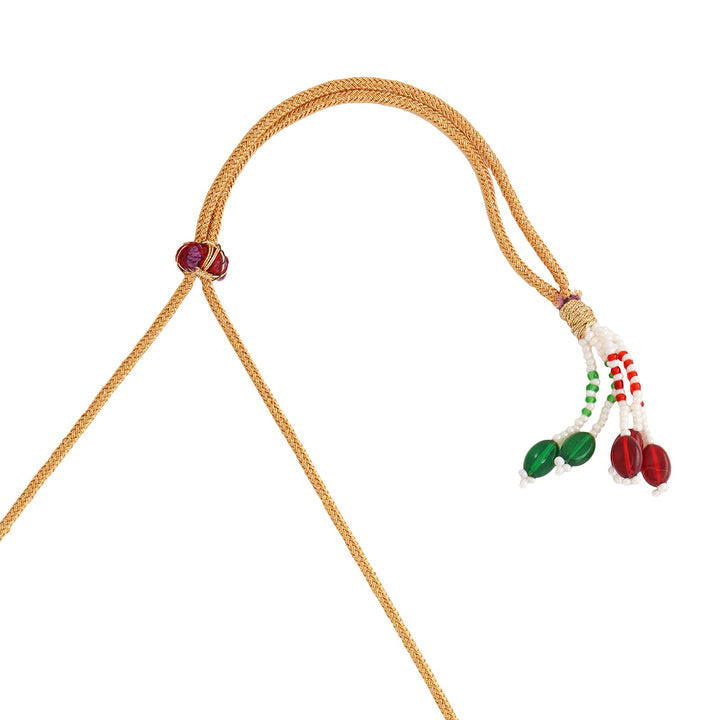 Teejh Akruti Blue Necklace Set