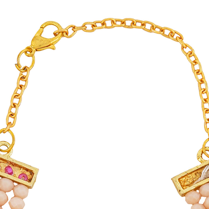 Teejh Adhira Light Pink Beaded Bracelet
