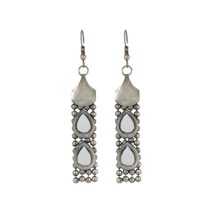 Teejh Riddhima Silver Oxidised Necklace Set