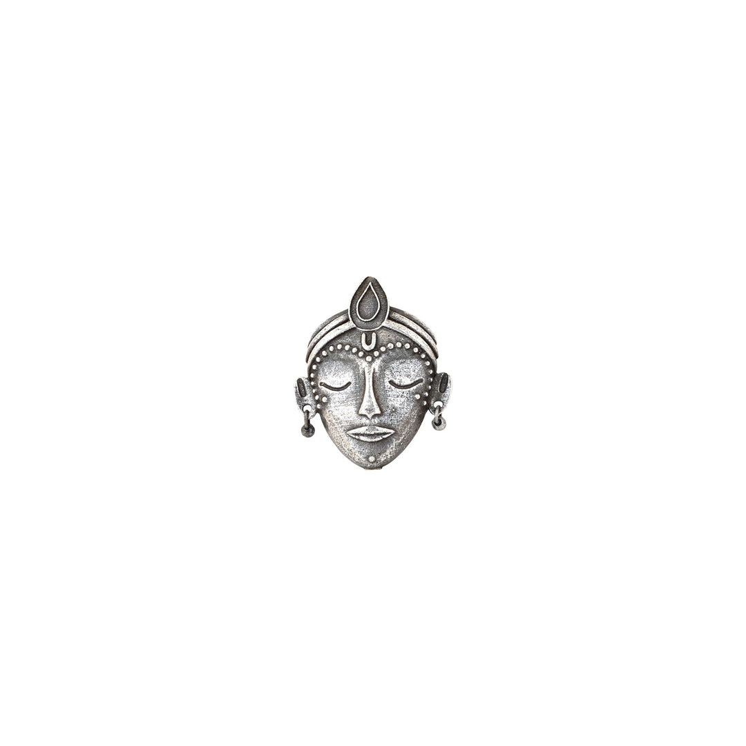 Teejh Sauhrida Silver Oxidised Ring