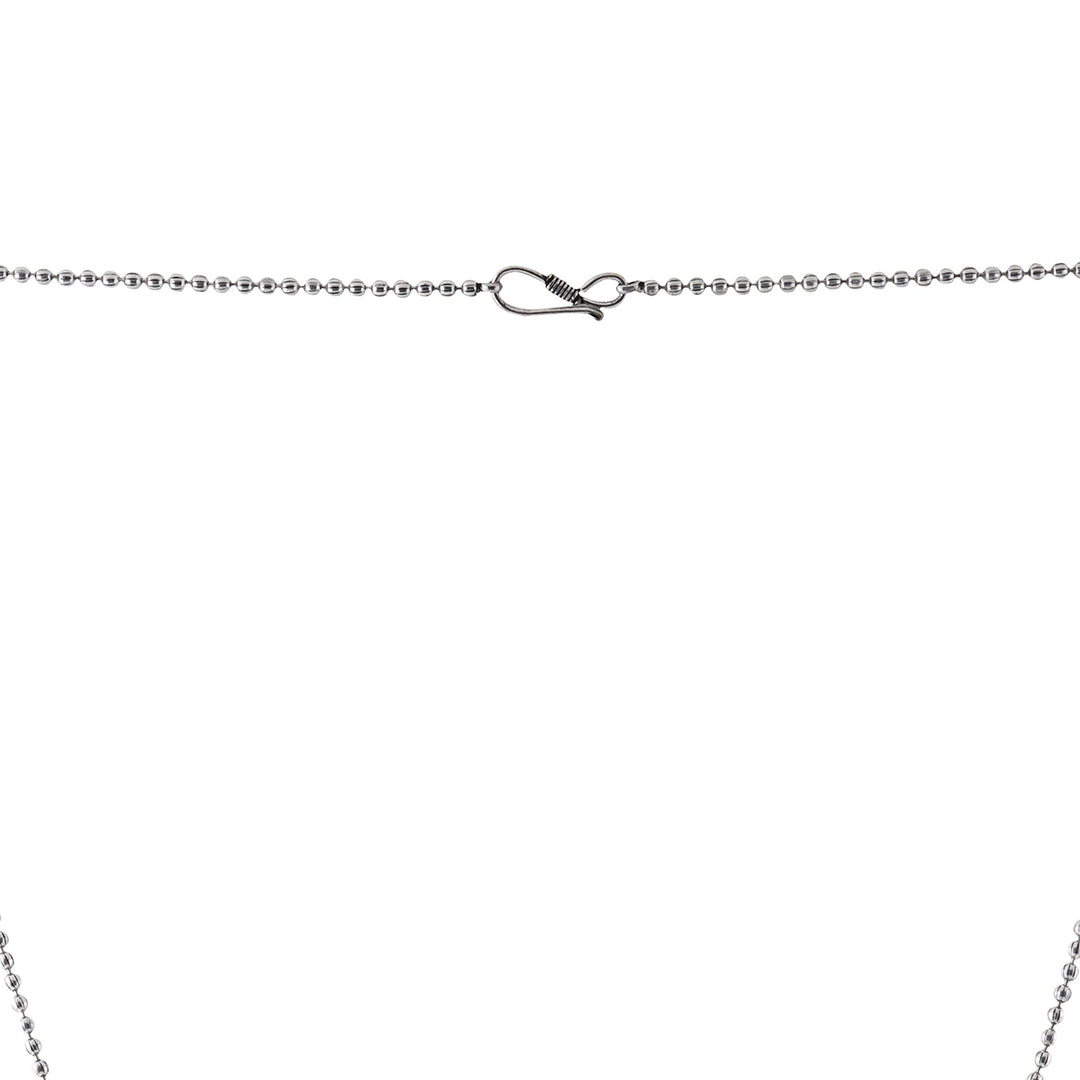 Teejh Aparnaa Sliver-Oxidised Necklace