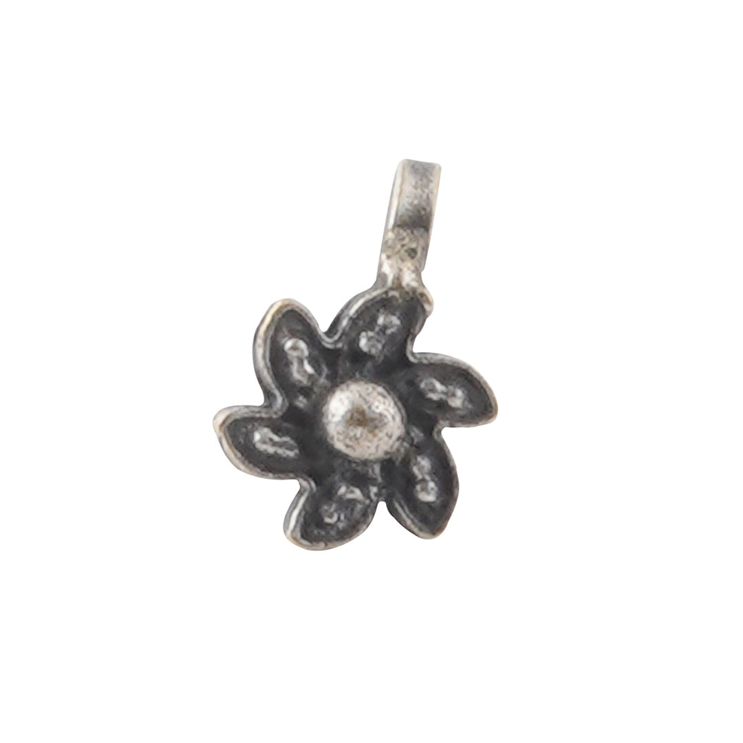 Teejh Vrita Silver Oxidised Nosepin
