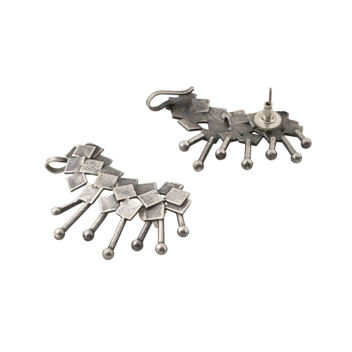 Teejh Aalaya Silver Oxidised Earcuff