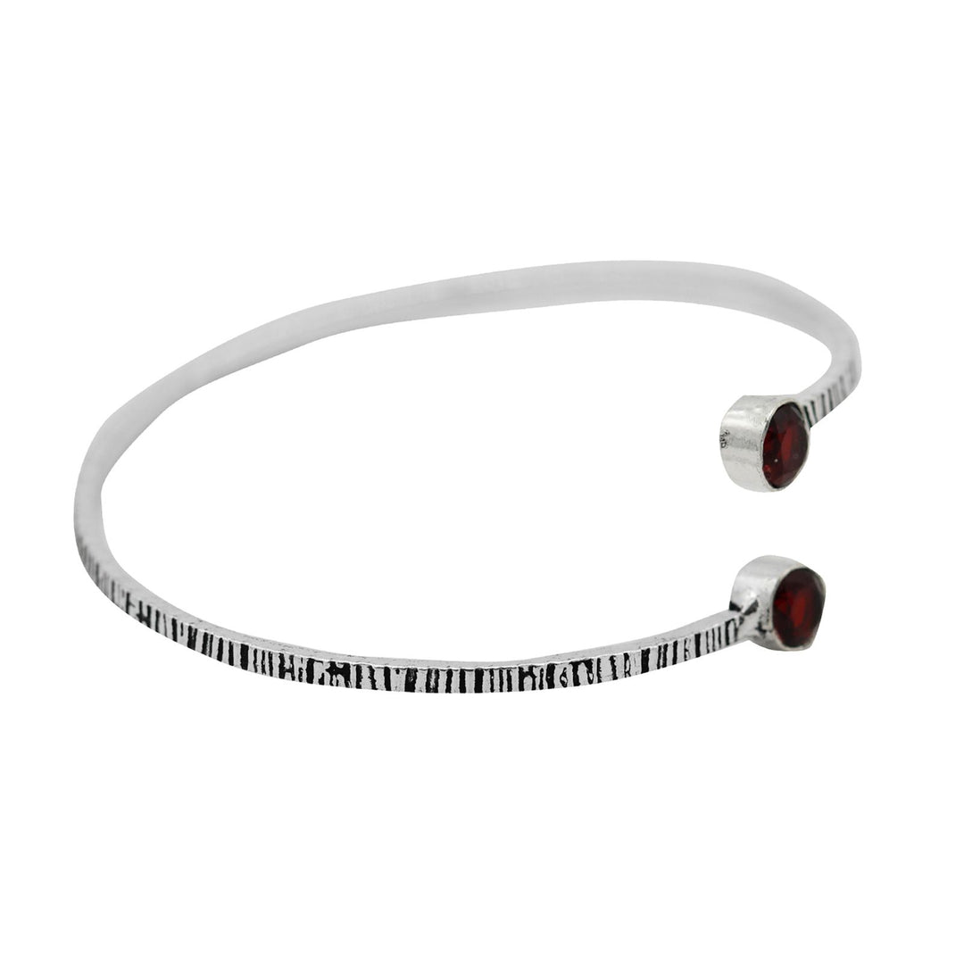 Bhamini Red Silver Oxidized Bracelet - Joker & Witch