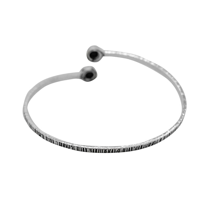 Bhamini Black Silver Oxidized Bracelet - Joker & Witch