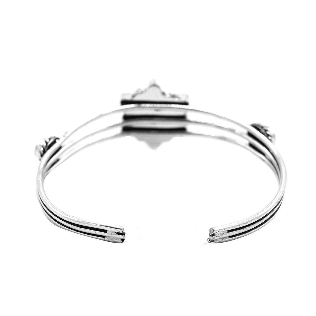 Dhatri Black Silver Oxidized Bracelet - Joker & Witch