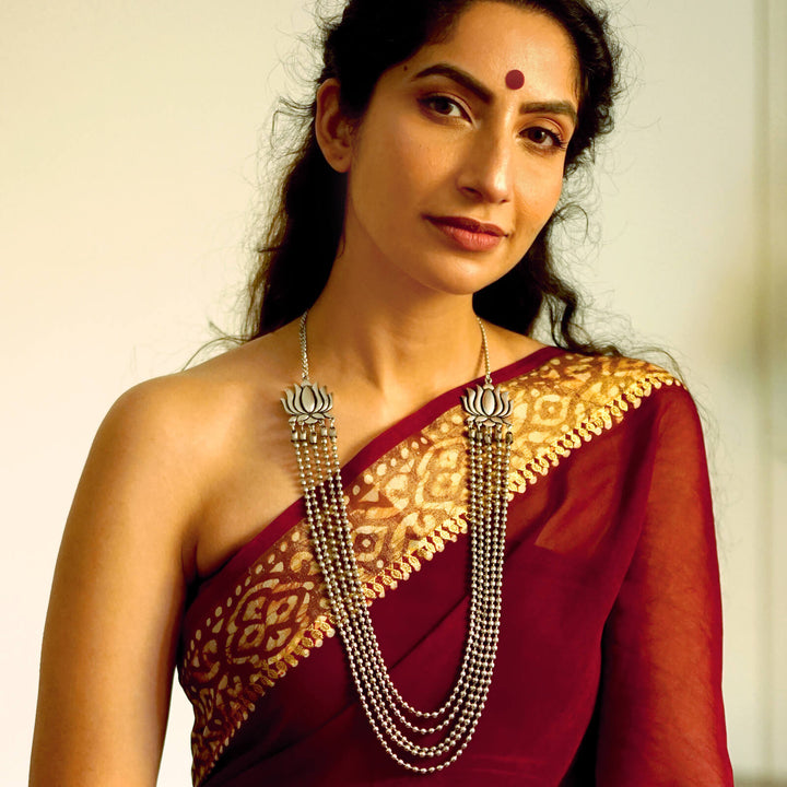 Bodi Silver Oxidized Necklace