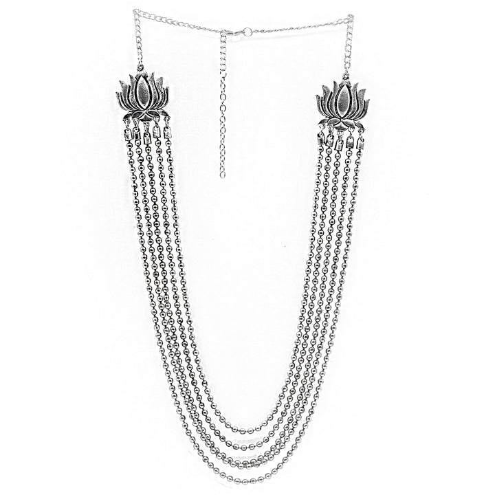 Bodi Silver Oxidized Necklace