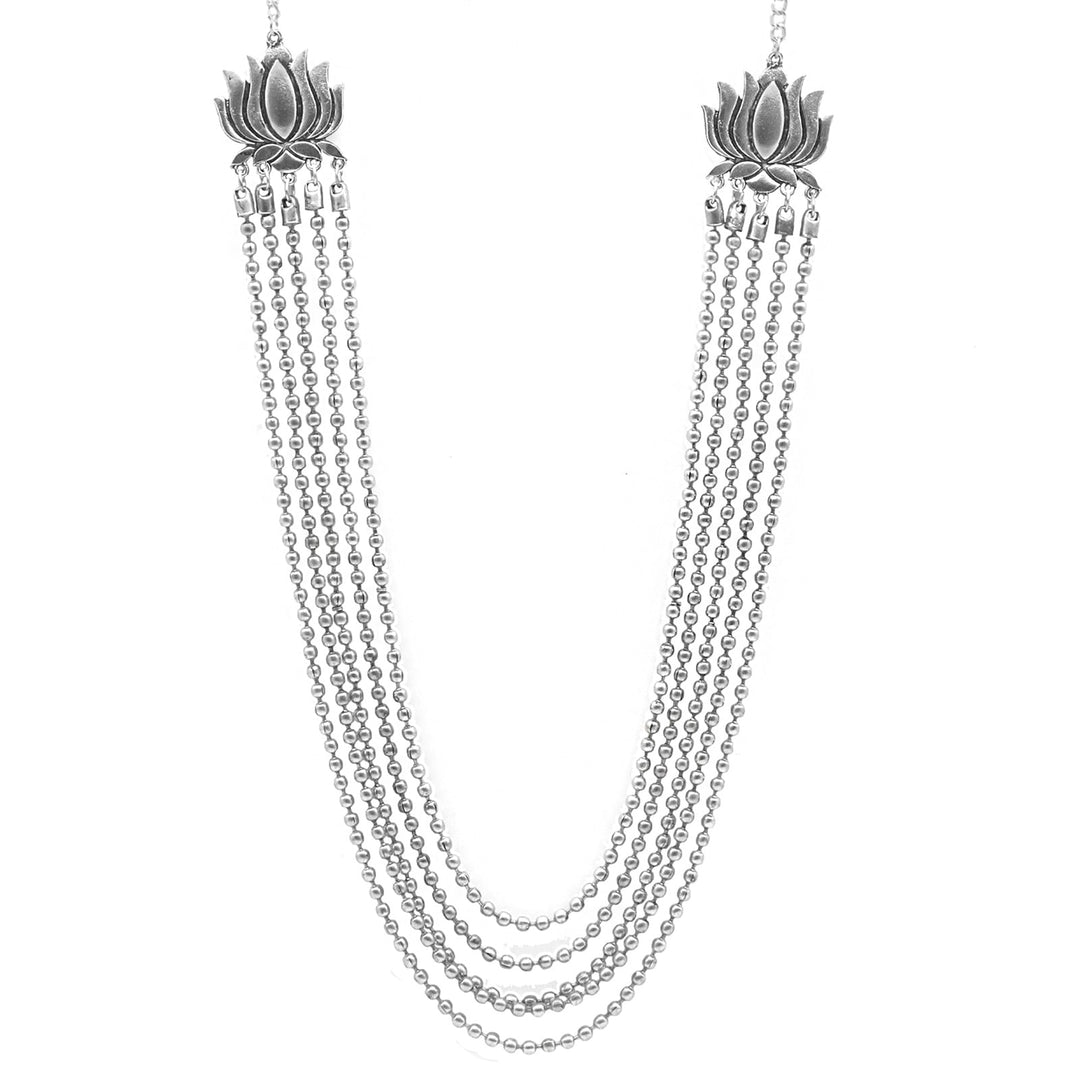 Bodi Silver Oxidized Necklace