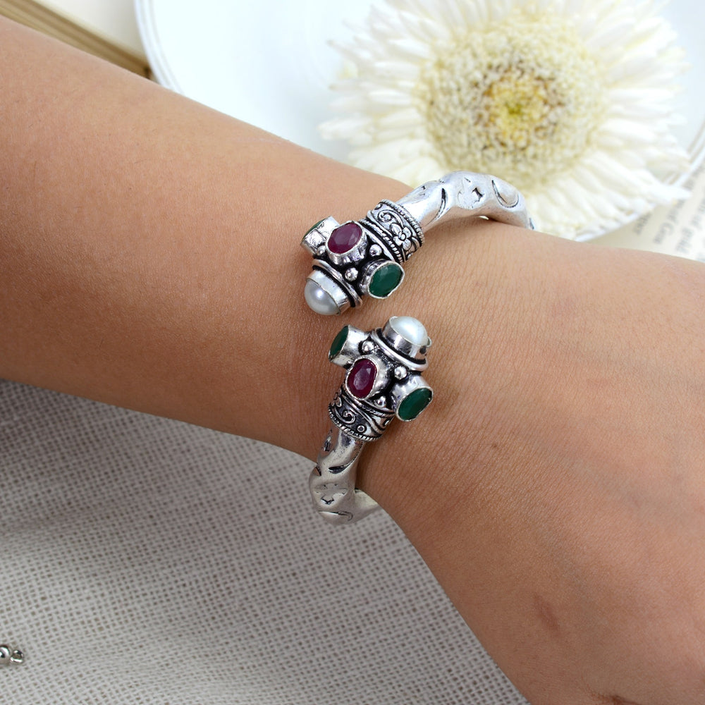 Trisha Multi colored Bracelet Cuff - Joker & Witch